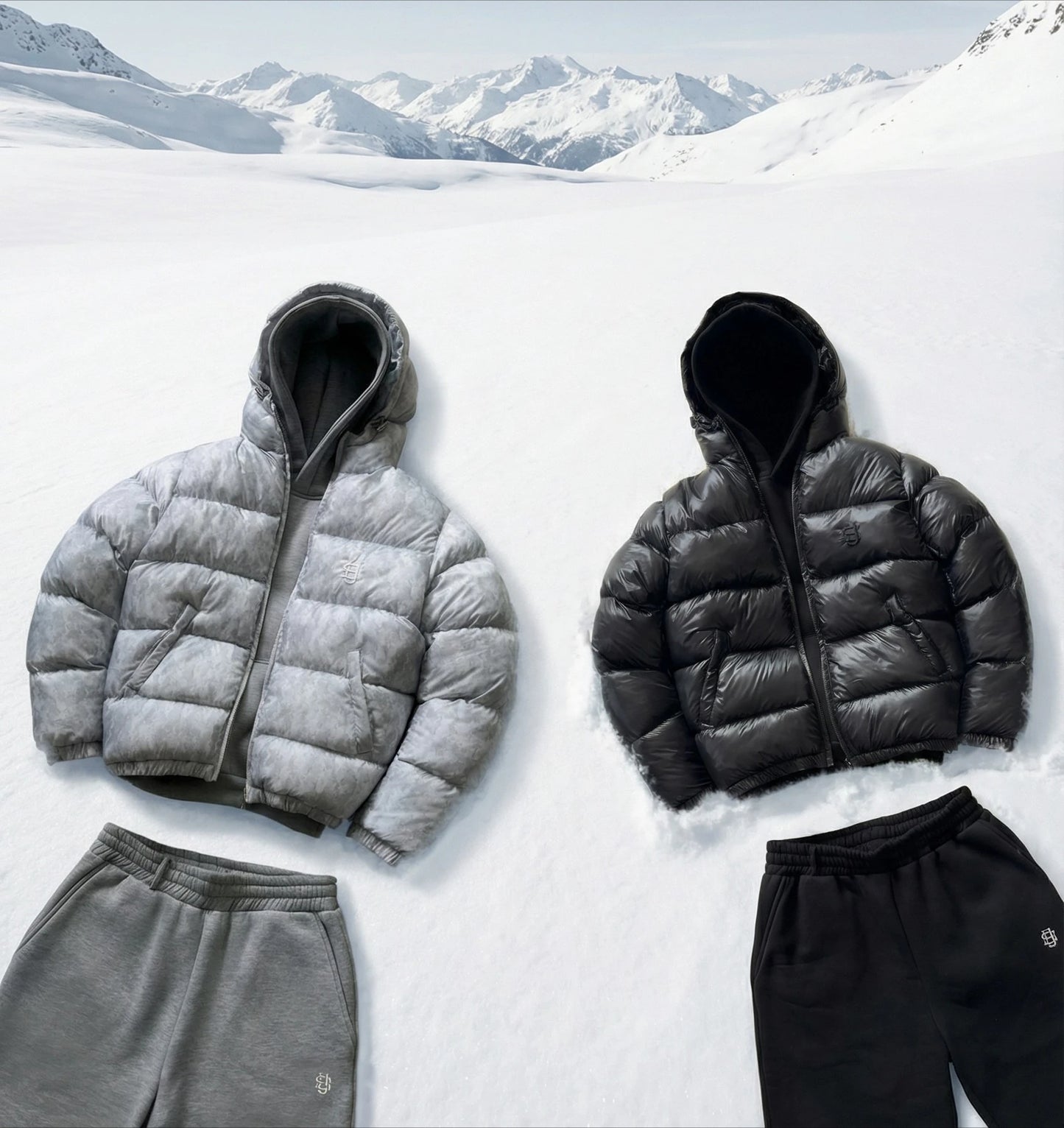 Winter Down Jacket Y2K Waterproof Hooded Puffer Coat Thick Warm Lightweight Parkas Outdoor Ski Jacket Men Women Windproof Coats